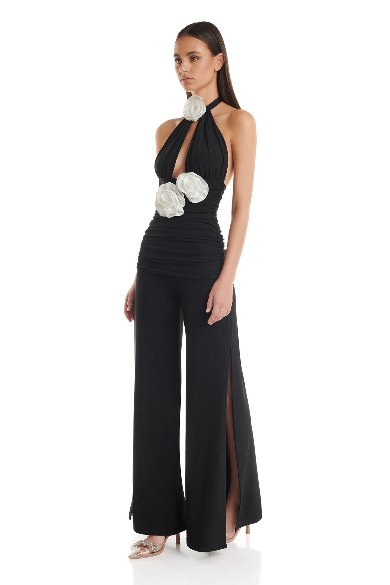 Black pantsuit australia online