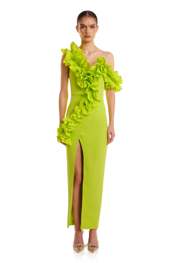 Rosanna Dress | Lime